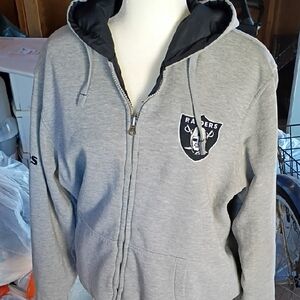 Gray Raiders Zip-Up Hoodie